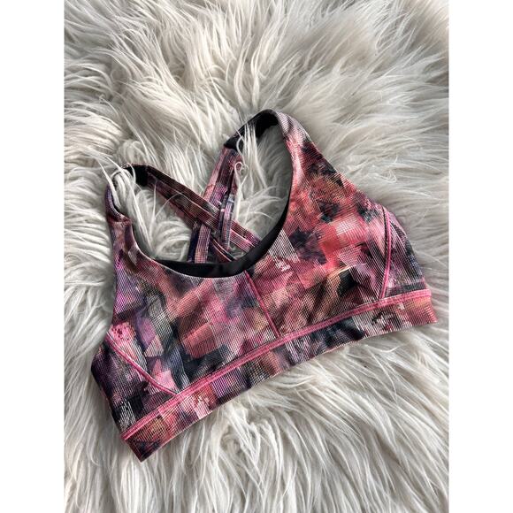 Lululemon Women's Stash N Run Bra Sports Yoga Athletic Workout Multicolor Size 6 - Picture 3 of 10